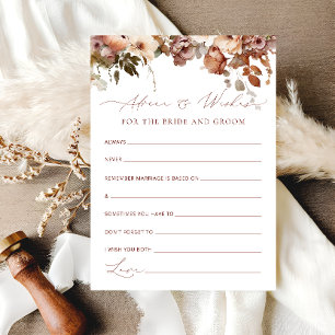 アドバイス&ウィッシュ新郎新婦ブライダルシャワー アドバイスカード