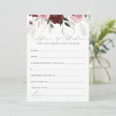 アドバイス&ウィッシュ新郎新婦ブライダルシャワー アドバイスカード (スタンド正面)