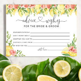 アドバイス&ウィッシュ新郎新婦ブライダルシャワー エンクロージャーカード