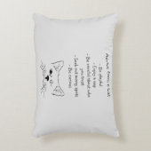 アドバイス：ウィンキング・キャット・おもしろい・アニマル・ユーモア アクセントクッション (正面(垂直))