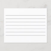 アドバイス&ウィーズモダンの結婚婚約シャワー (裏面)