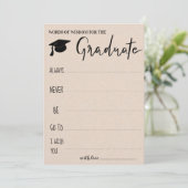 アドバイス|クラフト紙 招待状 (スタンド正面)