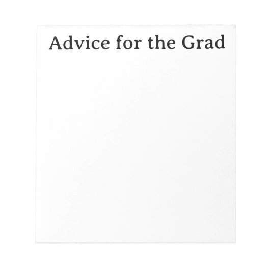 アドバイス ノートパッド (正面)