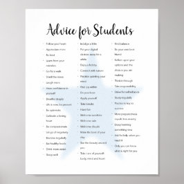 「アドバイス」ポスター ポスター