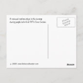 アドバイス:人生は短い、おもしろい ポストカード (裏面)