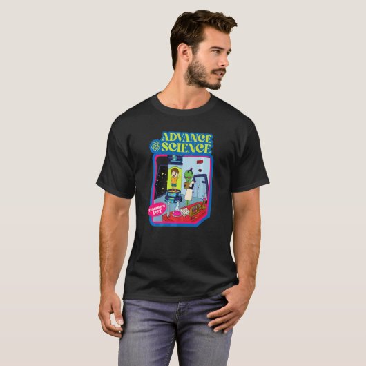 アドバンス科学先生のペットエイリアン Tシャツ (正面フル)