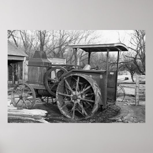 アドバンスRumely Tractor, 1936 ポスター (正面)