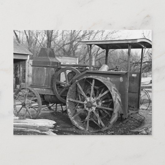 アドバンスRumely Tractor, 1936 ポストカード (正面)