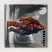 アドバ信じントのためのミステリーBigfoot引用文で ジグソーパズル (横)