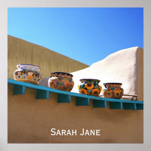 アドビウォールの陶器 ポスター (正面)