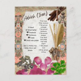 アドビエペルシャスパイスミックスレシピ ポストカード