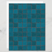 アドビテラコッタティール（緑がかった色）タイルクラフト紙 (正面/裏面)