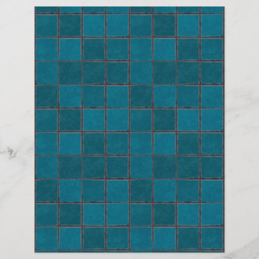 アドビテラコッタティール（緑がかった色）タイルクラフト紙 (正面)