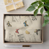 アドフランスのアンドヴィンテージ蝶、デクページ 薄葉紙 (ギフト)