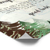 アドベンシ素晴らしーンヴィンテージマップ赤ちゃんシャワーゲーム ポスター (角)