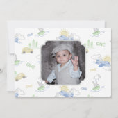 アドベンチャウェイズフォト誕生日招待状 招待状 (裏面)