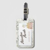 アドベンチャパーソナライズされたワアウェザラゲッジタグ ラゲッジタグ (正面縦)