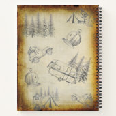 アドベンチャパーソナライズされたン素朴ピング ノートブック (裏面)