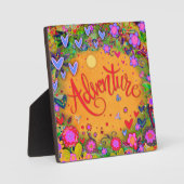 アドベンチャーかわいらしフローラお洒落インスピレーション フォトプラーク (正面)