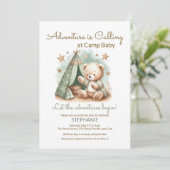 アドベンチャーがキャンプベイビーシャワーを呼び出す 招待状 (スタンド正面)
