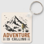 アドベンチャーがキーチェーンを呼び出している キーホルダー (裏面)