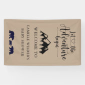 アドベンチャーがクラフト素朴ベビーシャワーへようこそ 横断幕 (横)