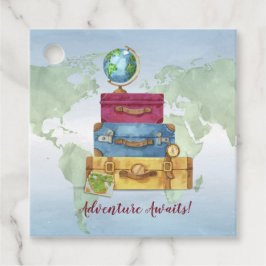 アドベンチャーがスーツケースを待ち遠くに去る フェイバータグ