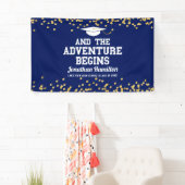 アドベンチャーがネイビーブルーグラードパーティーを始める 横断幕 (インサイチュ)