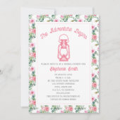 アドベンチャーがピンクランタンを開始フローラ 招待状 (正面)