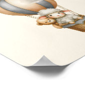 アドベンチャーがラム&テディで熱気球を待つ ポスター (角)