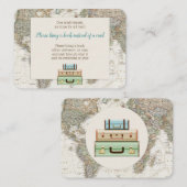 アドベンチャーが世界マップブックリクエストの囲いを待つ エンクロージャーカード (正面/裏面)