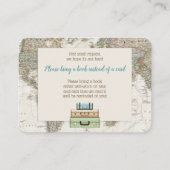 アドベンチャーが世界マップブックリクエストの囲いを待つ エンクロージャーカード (正面)