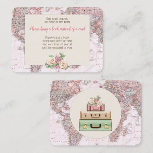 アドベンチャーが世界マップブックリクエストの囲いを待つ エンクロージャーカード (正面/裏面)