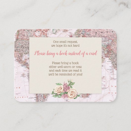 アドベンチャーが世界マップブックリクエストの囲いを待つ エンクロージャーカード (正面)