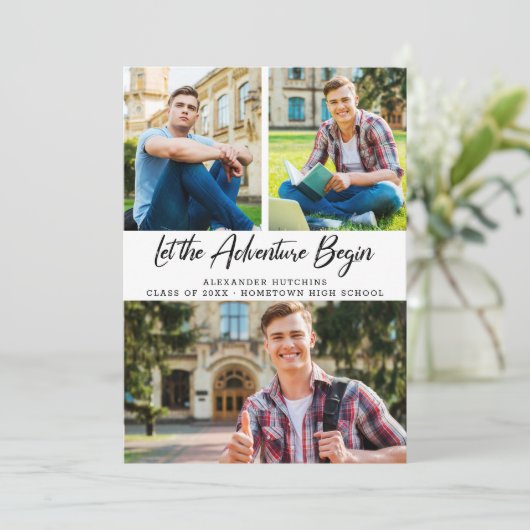 アドベンチャーが写真卒業パーティーを始める 招待状 (スタンド正面)