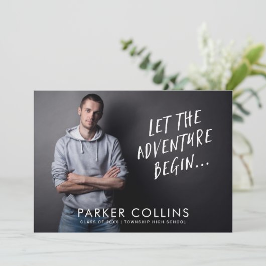 アドベンチャーが写真卒業パーティーを始める 招待状 (スタンド正面)