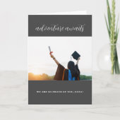 アドベンチャーが卒業カードを待つ カード (正面)