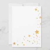 アドベンチャーが可愛いウッドランドキャンピングベビーシャワーを待つ 招待状 (裏面)