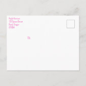 アドベンチャーが可愛いトラック&トレーラーベビーシャワーを待つ インビテーションポストカード (裏面)