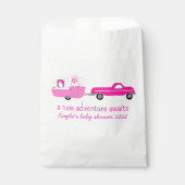 アドベンチャーが可愛いトラック&トレーラーベビーシャワーを待つ フェイバーバッグ (正面)