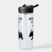 アドベンチャーが始まるベアーシルエットキャンプ ウォーターボトル (左面)