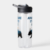 アドベンチャーが始まるベアーシルエットキャンプ ウォーターボトル (右面)