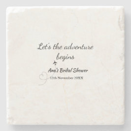 アドベンチャーが始まる！ ブライダルシャワー 詳細：名前追加してね d ストーンコースター