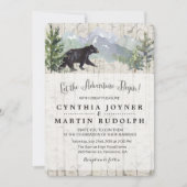 アドベンチャーが始まる！ ラスティックウェディング招待状 招待状 (正面)