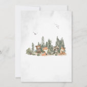 アドベンチャーが始まる！森のベビーシャワー 招待状 (裏面)