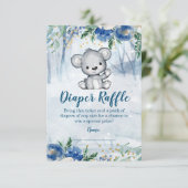 アドベンチャーが待ち望むおむつラッフルブックベビー 出欠カード (スタンド正面)