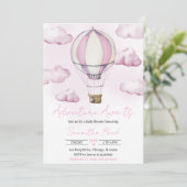 アドベンチャーが待っているよ！ベビーシャワーのご招待 招待状 (スタンド正面)