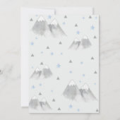 アドベンチャーが待っているベビーシャワー招待状 - 男の子 招待状 (裏面)