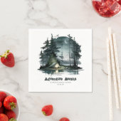 アドベンチャーが待っている ワイルドネイチャーをテーマにしたナプキン スタンダードカクテルナプキン (インサイチュ)