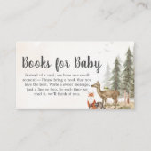 アドベンチャーが待っている！森のシャワー絵本 赤ちゃんのために エンクロージャーカード (正面)
